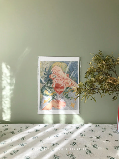 「Lilypine」原创插画A3