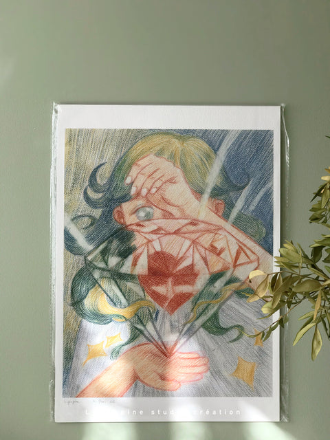 「Lilypine」原创插画A3