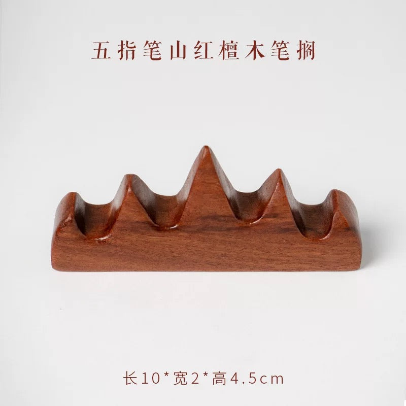 Repose-pinceau毛笔笔搁】檀木/红木/酸枝/陶瓷镶铜书法笔搁压纸– WULOLIFE