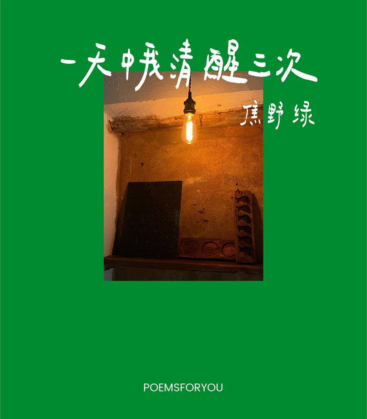 《一天中我清醒三次》作者: 焦野绿 出版社: 长江文艺出版社