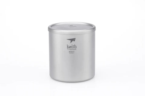 Keith-双壁钛杯带盖 220/300/450/600