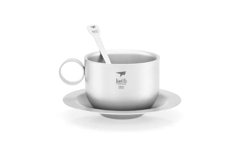 Keith-咖啡杯+碟子+勺子 150 ml